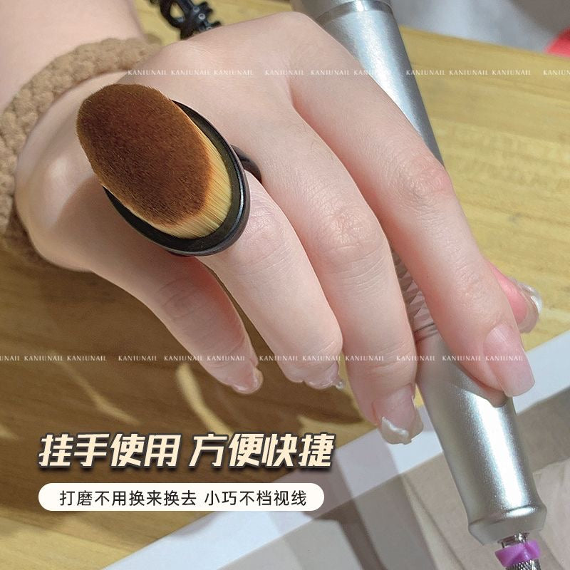 Nail Prep dust brush ring